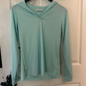 aqua, hooded, pull over by Columbia